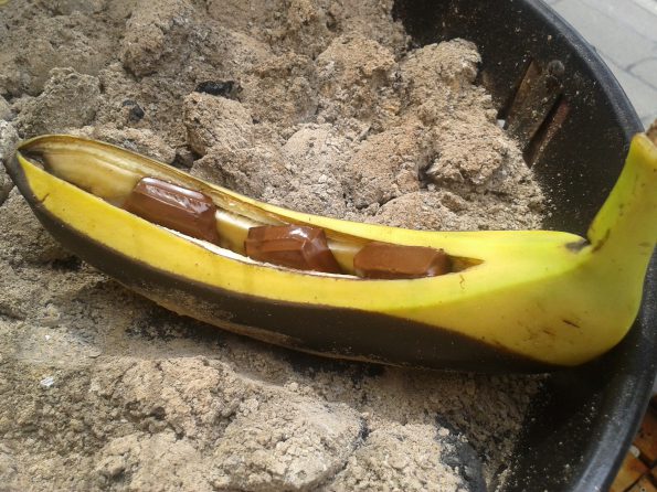 Gegrillte Banane